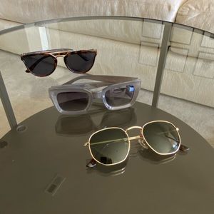 Set of 3 Anthropologie Sunglasses